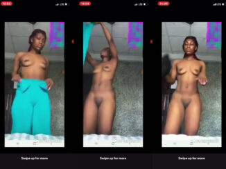 Another Naija Girl On Buzzcast Live Strips Naked, Flaunts Nude Body
