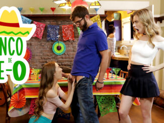 Anya Olsen And Her Stepbrother Logan Long Fucks Themselves Hard While Putting Up “Cinco de Mayo” Decorations