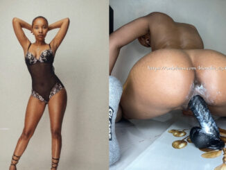 Hot Mzansi Baddie “Blondie_254” Shares This Nude Photo Of A Dildo In Her Crreamy Wet Juicy Pussy