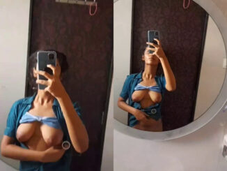 Indian Sexy Snapchat Girl Flaunts Her Boobs And Nude In This Mirror Selfie Video