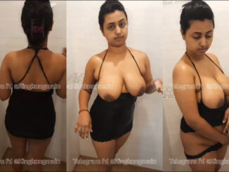 Monidipa Chowdhury, A.K.A “Moni’s” First Nude Audition Video As She Flaunts Her Big Melon Boobs