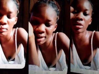 Naija Girl On Buzzcast Live Flaunts Her Tiny Tits In Style