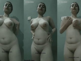 Naked Indian Desi Girl Teasing Naked, Flaunting And Squeezing Boobs, Flaunting Thick Fluffy Pussy