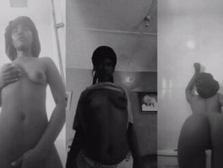 Nigerian Instagram Baddie Strip Tease, Rubs, Flaunts And Flashes Pussy