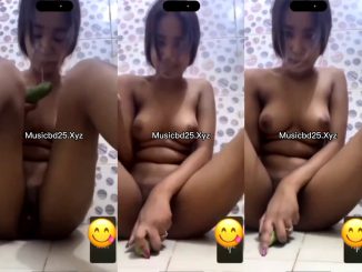 Ridhi Fucking Her Wet Pussy With A Cucumber