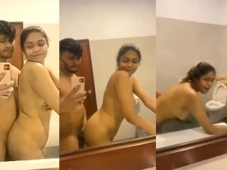 2 Indian Lovers Lodged A Hotel Record Themselves Fucking In The Toilet In Selfie Video