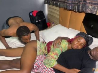 He Fucks His Best Friend’s Girlfriend While They Are Sleeping Together On The Bed