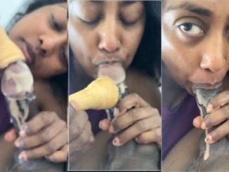 Indian Lady Pours Ice Cream On Dick And Sucks The Dick In Ice Cream Solution