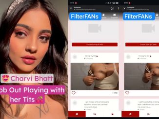 Indian Model “Charvi Bhatt” Takes Out Her Boobs And Flaunts It In New Video