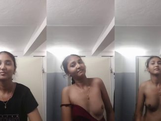 Indian tamil babe showing boobs