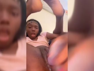 Mecelina Feeling The Joy Of Big Dildo