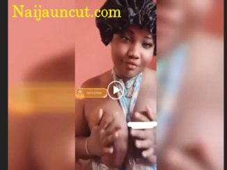 Naija Lady Play With Her Breast On Live