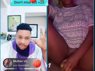 Nigerian Girl Fucking Her Pussy With A Dildo On His Live Show