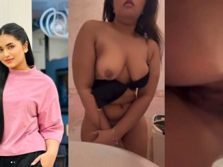 Pakistani Tiktoker “Minahil Malik” Shares New Nude Video As She Opens Her Pussy Flaunting It