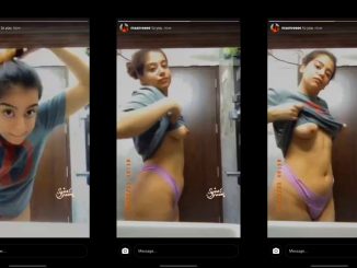 Sexy Indian Girl “Maanveee” Takes Off Her Top And Flashes Her Boobs