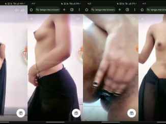 This Indian Girl Goes Live On Tango, Dances, Strips, Flaunting Boobs And Rubbing Wet Pussy