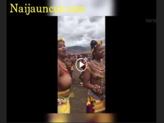Zulu Culture Girls Show Off Their Naked Breast