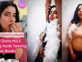 Beautiful Desi MILF “Maushmi Udeshi” Teases As She Flashes Her Boobs And Nipples Multiple Times