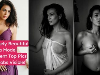 Beautiful Instagram Indian Model Flaunts Her Boobs In Transparent Dress Wearing A Transparent Dress