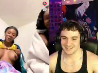 Ebony Girl Flashes Her Boobs On Omegle Live