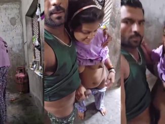 Indian Guy Makes A Selfie Video As His Neighbor Strokes His Dick And She Moans As He Fucks Her While Standing