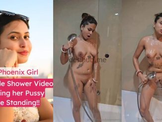 Indian Model “Iamphoenixgirlx” Flaunts Nude, Rubs Her Pussy In Her Bath Tub