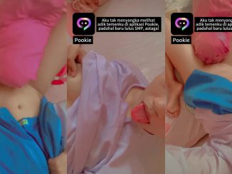 Indonesian Girl Playing With Her Boobs As She Dry Humps On Her Pillow