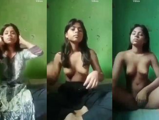 Slim Indian Girl Takes Off Her Gown And Fingers Her Pussy As She Masturbates