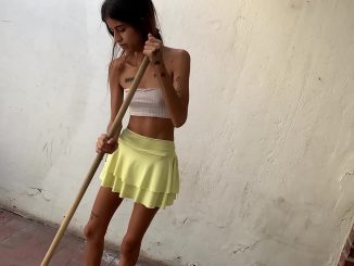Very Skinny Cleaner Fucked