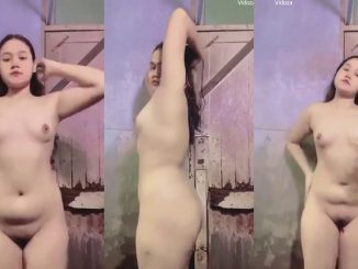 Local Indian Telugu Girl Goes Nude, Turns Around Revealing Her Naked Body