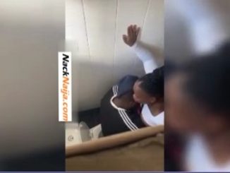 VIDEO: 2 Uni students caught making love in school toilet