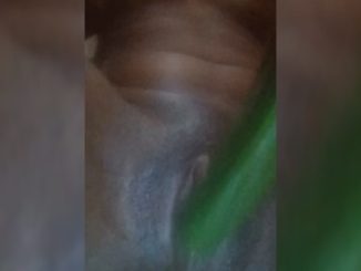 Peace Sent Me Video Of Her Using Cucumber