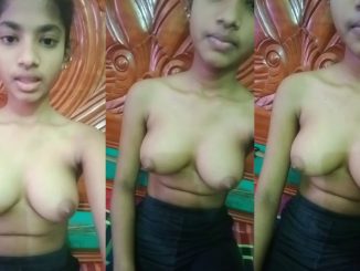 19 Year Old Indian Teen Feeling So Sexy As She Flaunts Her Standing Boobs In Nude Video