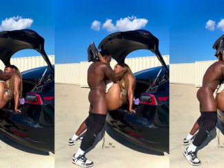 Bad Bitch Fucked Hard In The Car Trunk