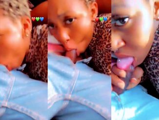 Bad Nigerian Girl With Piercing On Her Tongue Sucks Her Boyfriend’s Dick