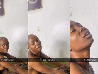 Bald Nigerian Model Riding His Dick So Well As She Moans