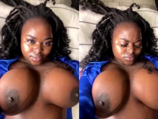 Busty Mzansi Model “Honeycoco0211” Bouncing Her Big Boobs