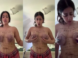 Desi Lady Playing With Her Tits