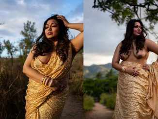 Desi MILF “Saroni Roy” Teases Her Boobs In Nude Photos