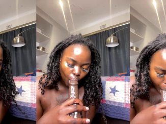 Honeycoco0211 Sucking On Her Chocolate Dildo