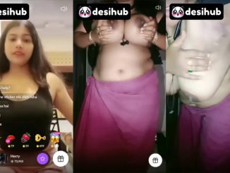 Horny Telugu Bhabhi Flaunting And Playing With Her Big Boobs On Live Stream
