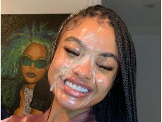 India Lovee Flaunts Face After Cum’s Poured On It