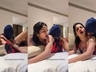 Indian Model “Lavanya Manikam” Groped On The Bed