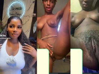 Nigerian Tiktoker “Oluwapelumimutiu” Flaunting Her Pussy In Nude Photos